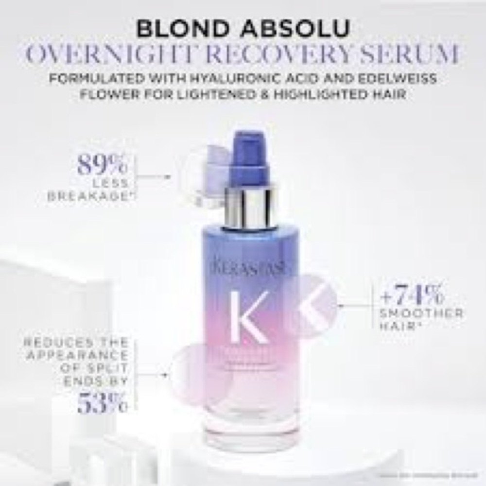 KÉRASTASE BLOND ABSOLU OVERNIGHT RECOVERY TREATMENT FOR LIGHTENED HAIR - 90ML